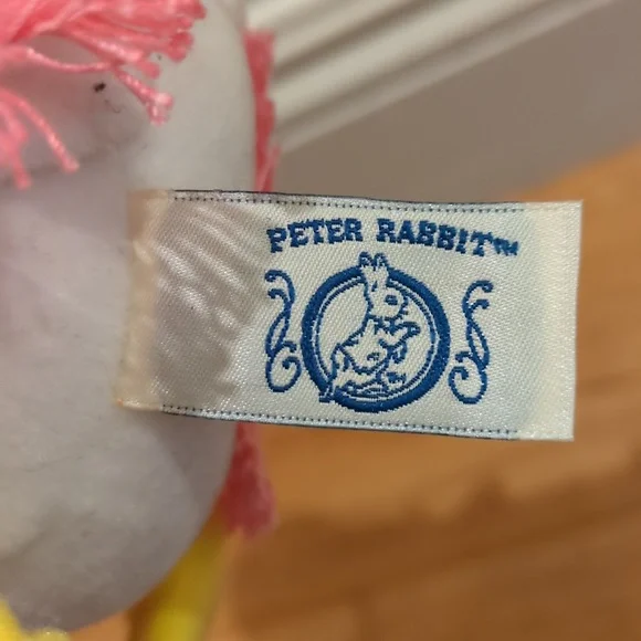 ✅NWT Mother Goose Nursery plush rainbow designs Peter rabbit vintage plush Duck - Picture 7 of 10